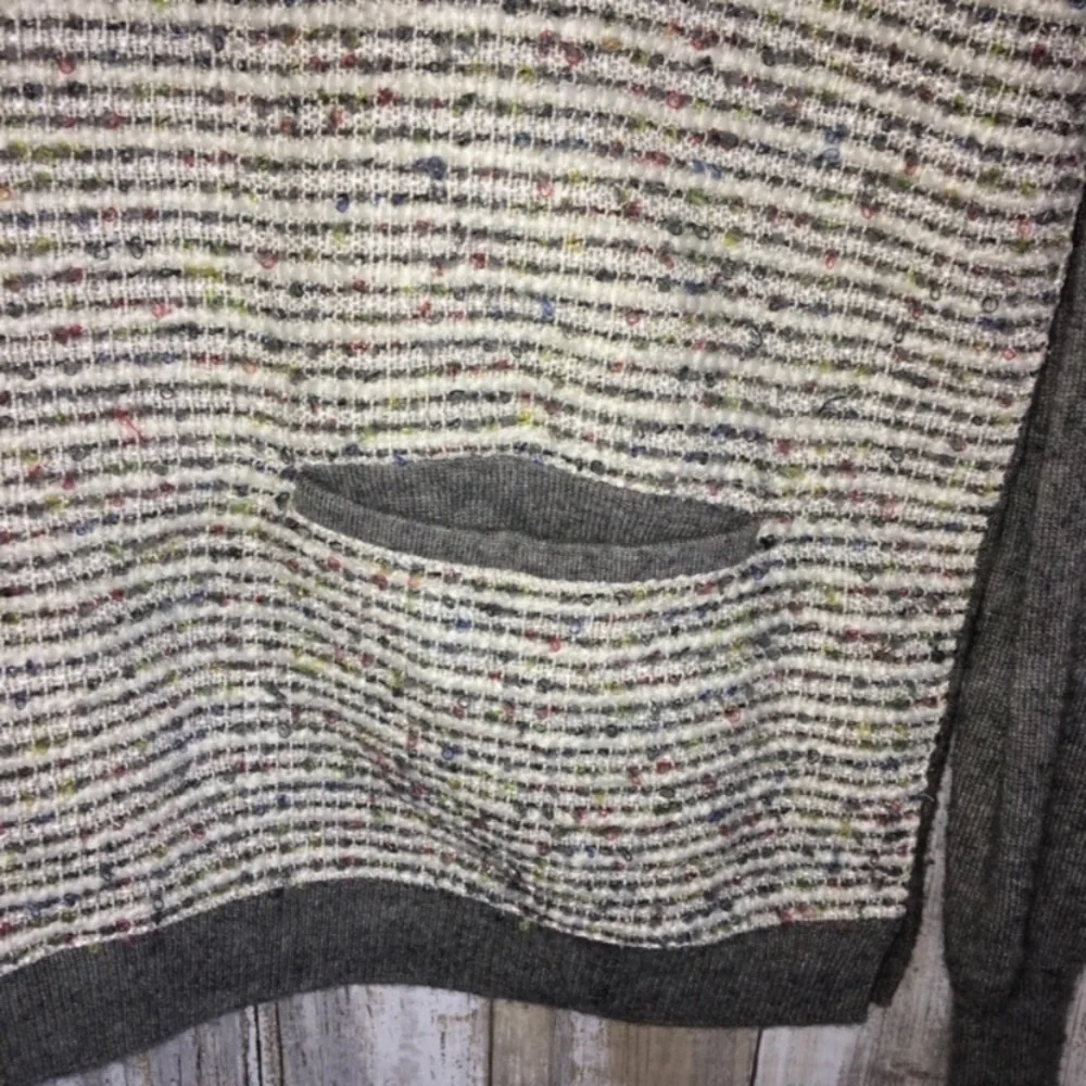 J.Crew Gray Raglan Sleeve Sweater Crewneck Casual Cozy Size S